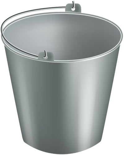 Metal Bucket PNG Clipart - High-quality PNG Clipart Image in cattegory Cleaning Tools PNG / Clipart from ClipartPNG.com