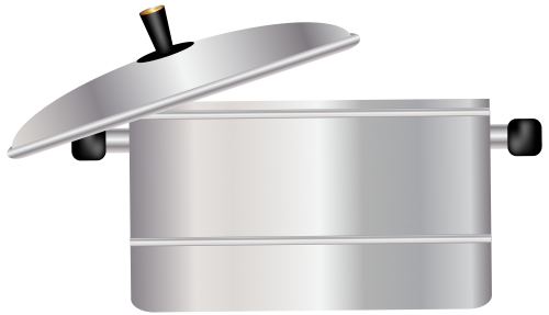 Metal Cooking Pot Clipart - High-quality PNG Clipart Image in cattegory Cookware PNG / Clipart from ClipartPNG.com