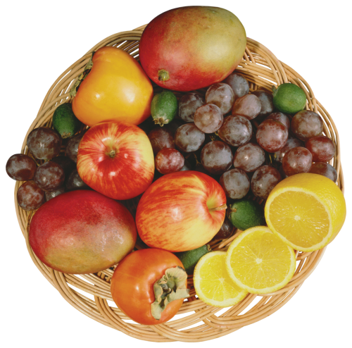 Mixed Fruits in Wicker Bowl PNG Clipart - High-quality PNG Clipart Image in cattegory Fruits PNG / Clipart from ClipartPNG.com