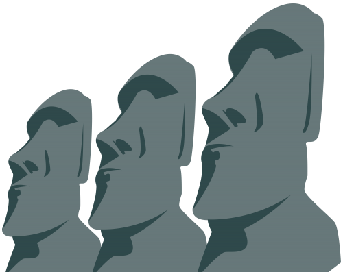 Moai Statues PNG Clip Art - High-quality PNG Clipart Image in cattegory World Landmarks PNG / Clipart from ClipartPNG.com
