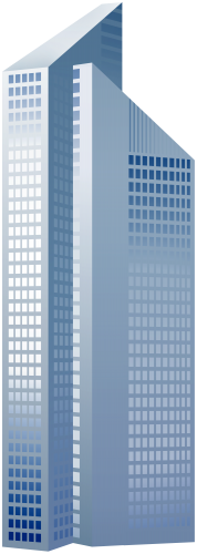 Modern Blue Skyscraper PNG Clipart - High-quality PNG Clipart Image in cattegory Buildings PNG / Clipart from ClipartPNG.com