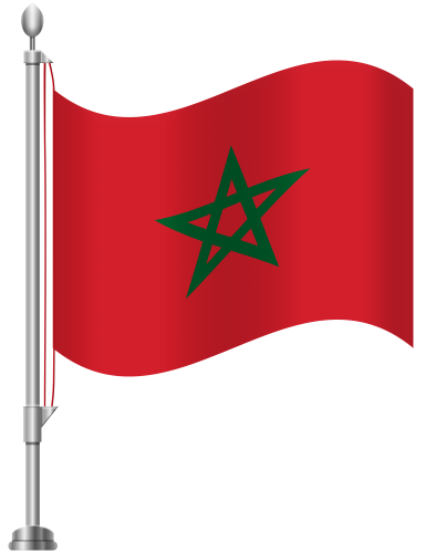 Morocco Flag PNG Clip Art - High-quality PNG Clipart Image in cattegory Flags PNG / Clipart from ClipartPNG.com