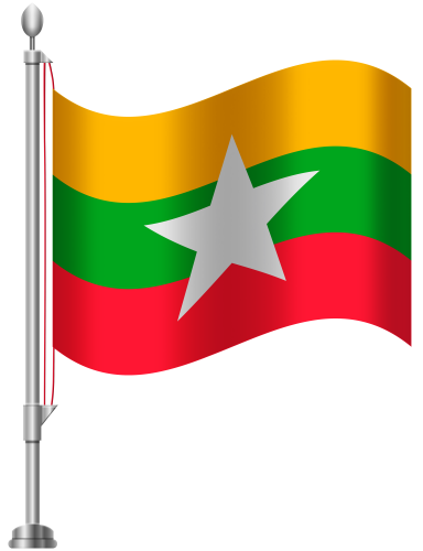 Myanmar Flag PNG Clip Art - High-quality PNG Clipart Image in cattegory Flags PNG / Clipart from ClipartPNG.com