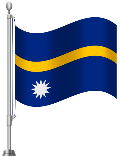 Nauru Flag PNG Clip Art - High-quality PNG Clipart Image in cattegory Flags PNG / Clipart from ClipartPNG.com