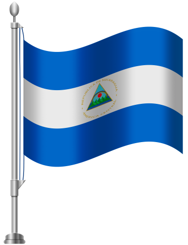 Nicaragua Flag PNG Clip Art - High-quality PNG Clipart Image in cattegory Flags PNG / Clipart from ClipartPNG.com