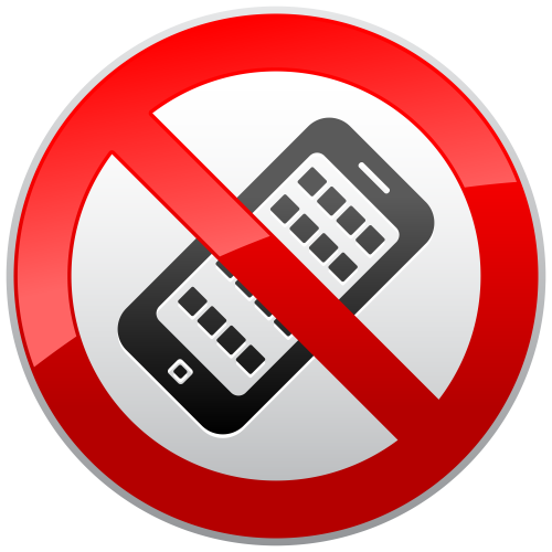 No Activated Mobile Phones Prohibition Sign PNG Clipart - High-quality PNG Clipart Image in cattegory Signs PNG / Clipart from ClipartPNG.com