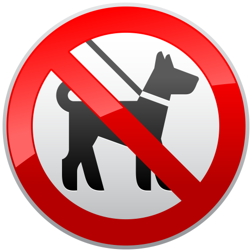 No Dogs Sign Prohibition PNG Clipart - High-quality PNG Clipart Image in cattegory Signs PNG / Clipart from ClipartPNG.com