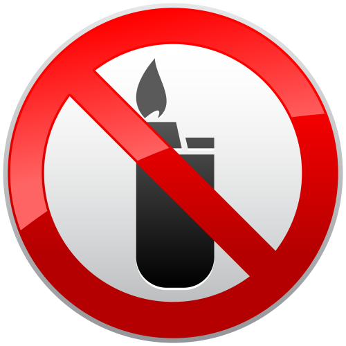No Lighters and Open FlameProhibition Sign PNG Clipart - High-quality PNG Clipart Image in cattegory Signs PNG / Clipart from ClipartPNG.com