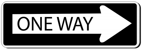 One Way Sign PNG Clipart - High-quality PNG Clipart Image in cattegory Road Signs PNG / Clipart from ClipartPNG.com