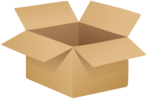Open Cardboard Box PNG Clip Art - High-quality PNG Clipart Image in cattegory Cardboard Box PNG / Clipart from ClipartPNG.com