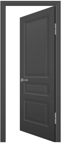 Open Door Grey PNG Clip Art - High-quality PNG Clipart Image in cattegory Doors PNG / Clipart from ClipartPNG.com