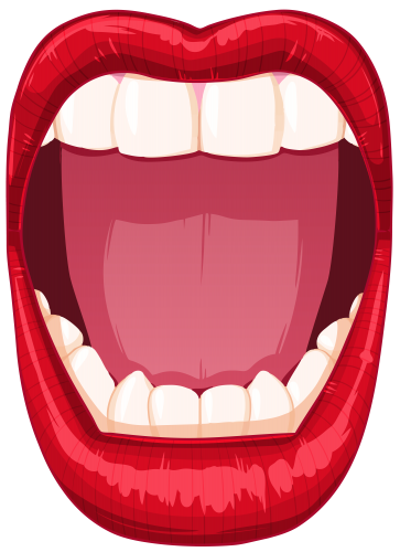 Open Mouth PNG Clip Art - High-quality PNG Clipart Image in cattegory Lips PNG / Clipart from ClipartPNG.com
