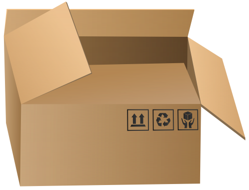 Open Packaging Box PNG Clip Art - High-quality PNG Clipart Image in cattegory Cardboard Box PNG / Clipart from ClipartPNG.com