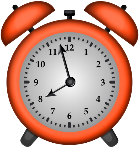 Orange Cloack PNG Clip Art - High-quality PNG Clipart Image in cattegory Clock PNG / Clipart from ClipartPNG.com