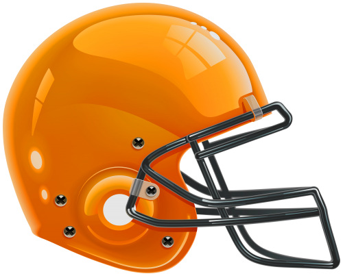 Orange Football Helmet PNG Clip Art - High-quality PNG Clipart Image in cattegory Sport PNG / Clipart from ClipartPNG.com