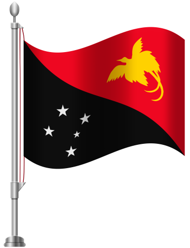 Papua New Guinea Flag PNG Clip Art - High-quality PNG Clipart Image in cattegory Flags PNG / Clipart from ClipartPNG.com