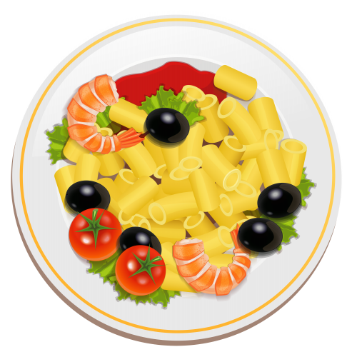 Pasta with Shrimps PNG Clipart - High-quality PNG Clipart Image in cattegory Fast Food PNG / Clipart from ClipartPNG.com