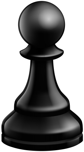 Pawn Black Chess Piece PNG Clip Art - High-quality PNG Clipart Image in cattegory Games PNG / Clipart from ClipartPNG.com