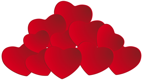 Pile of Hearts PNG Clipart - High-quality PNG Clipart Image in cattegory Hearts PNG / Clipart from ClipartPNG.com