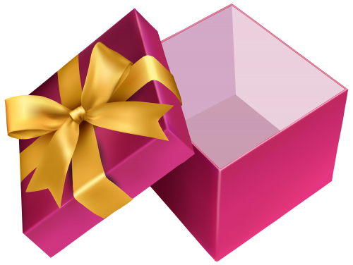 Pink Open Gift PNG Clipart - High-quality PNG Clipart Image in cattegory Gifts PNG / Clipart from ClipartPNG.com