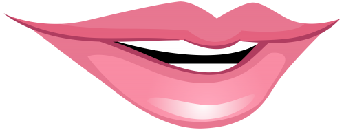 Pink Smiling Mouth PNG Clip Art - High-quality PNG Clipart Image in cattegory Lips PNG / Clipart from ClipartPNG.com