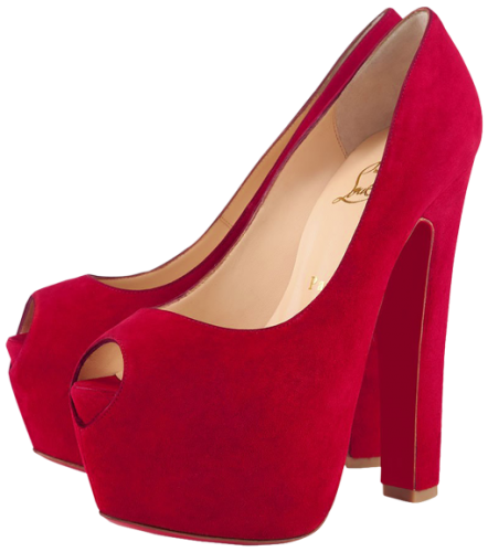 Plush Red Heels PNG Clipart - High-quality PNG Clipart Image in cattegory Shoes PNG / Clipart from ClipartPNG.com