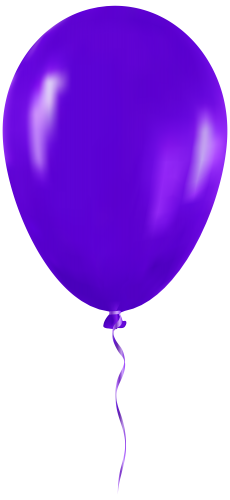Purple Balloon PNG Clip Art - High-quality PNG Clipart Image in cattegory Balloons PNG / Clipart from ClipartPNG.com