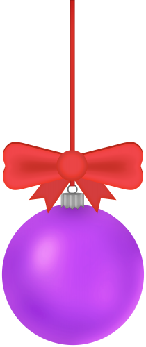 Purple Christmas Ball PNG Clip Art - High-quality PNG Clipart Image in cattegory Christmas PNG / Clipart from ClipartPNG.com