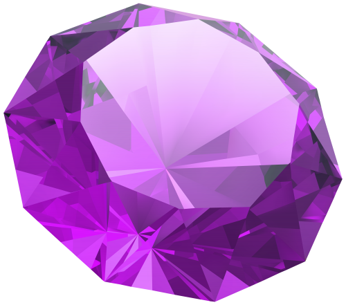 Purple Diamond PNG Clipart - High-quality PNG Clipart Image in cattegory Gems PNG / Clipart from ClipartPNG.com