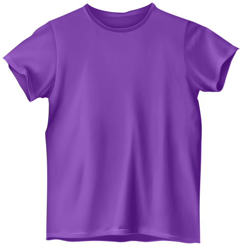 Purple T Shirt PNG Clip Art - High-quality PNG Clipart Image in cattegory Clothing PNG / Clipart from ClipartPNG.com