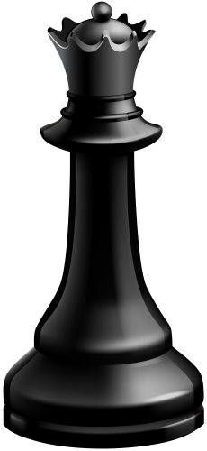 Queen Black Chess Piece PNG Clip Art - High-quality PNG Clipart Image in cattegory Games PNG / Clipart from ClipartPNG.com