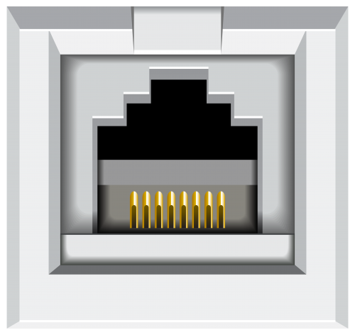 RJ45 Lan Port PNG Clipart - High-quality PNG Clipart Image in cattegory Computer Parts PNG / Clipart from ClipartPNG.com