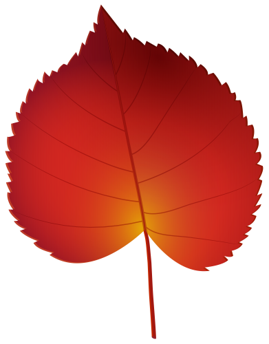 Red Autumn Leaf PNG Clip Art - High-quality PNG Clipart Image in cattegory Leaves PNG / Clipart from ClipartPNG.com