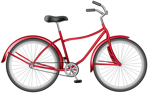 Red Bicycle PNG Clipart Image - High-quality PNG Clipart Image in cattegory Transport PNG / Clipart from ClipartPNG.com
