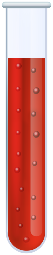 Red Blood Sample In Test Tube PNG Clipart - High-quality PNG Clipart Image in cattegory Medicine PNG / Clipart from ClipartPNG.com