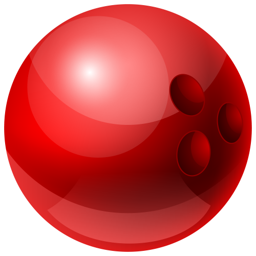Red Bowling Ball PNG Clipart - High-quality PNG Clipart Image in cattegory Sport PNG / Clipart from ClipartPNG.com