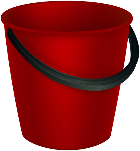 Red Bucket PNG Clipart Image - High-quality PNG Clipart Image in cattegory Cleaning Tools PNG / Clipart from ClipartPNG.com