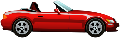 Red Cabriolet Car PNG Clip Art - High-quality PNG Clipart Image in cattegory Cars PNG / Clipart from ClipartPNG.com