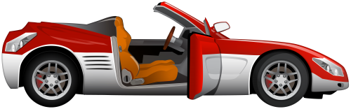 Red Cabriolet Sport Car PNG Clip Art - High-quality PNG Clipart Image in cattegory Cars PNG / Clipart from ClipartPNG.com