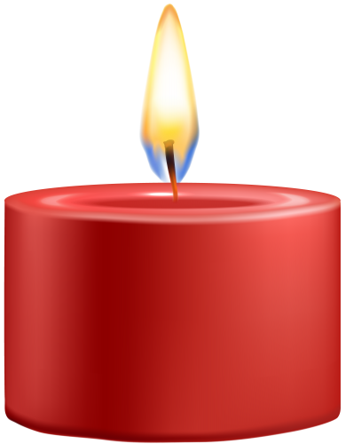 Red Candle PNG Clip Art - High-quality PNG Clipart Image in cattegory Candles PNG / Clipart from ClipartPNG.com