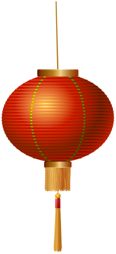 Red Chinese Lantern PNG Clip Art - High-quality PNG Clipart Image in cattegory Chinese PNG / Clipart from ClipartPNG.com
