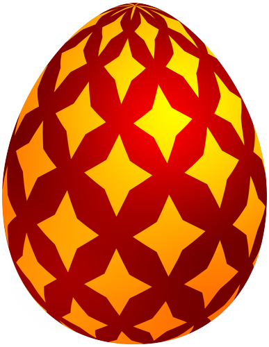 Red Easter Decorative Egg PNG Clip Art - High-quality PNG Clipart Image in cattegory Easter PNG / Clipart from ClipartPNG.com