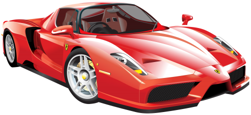 Red Ferrari Car PNG Clip Art - High-quality PNG Clipart Image in cattegory Cars PNG / Clipart from ClipartPNG.com