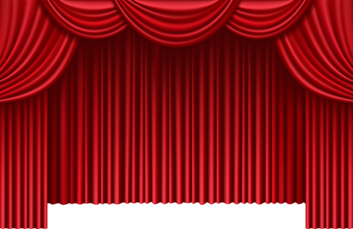 Red Theater Curtains PNG Clip Art - High-quality PNG Clipart Image in cattegory Cinema PNG / Clipart from ClipartPNG.com