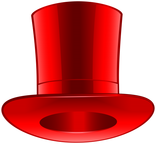 Red Top Hat PNG Clip Art - High-quality PNG Clipart Image in cattegory Hats PNG / Clipart from ClipartPNG.com