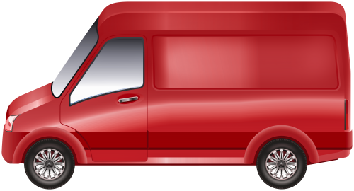 Red Van PNG Clip Art - High-quality PNG Clipart Image in cattegory Transport PNG / Clipart from ClipartPNG.com