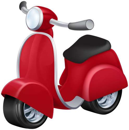 Red Vespa PNG Clip Art - High-quality PNG Clipart Image in cattegory Transport PNG / Clipart from ClipartPNG.com