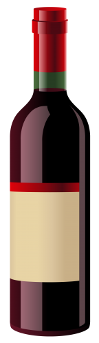 Red Wine Bottle PNG Clipart - High-quality PNG Clipart Image in cattegory Bottles PNG / Clipart from ClipartPNG.com