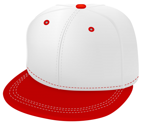 Red and White Cap PNG Clipart - High-quality PNG Clipart Image in cattegory Hats PNG / Clipart from ClipartPNG.com