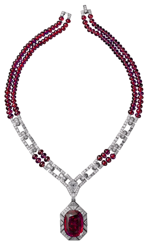Red and White Diamond Necklace PNG Clipart - High-quality PNG Clipart Image in cattegory Jewelry PNG / Clipart from ClipartPNG.com